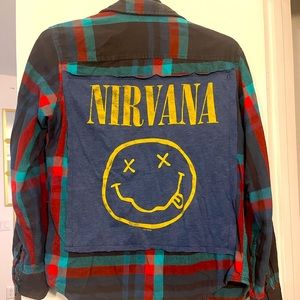 Custom nirvana flannel ❤️‍🔥